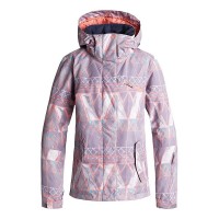 Roxy Jetty Girls Jkt (Grey Mosaic - SKG1)